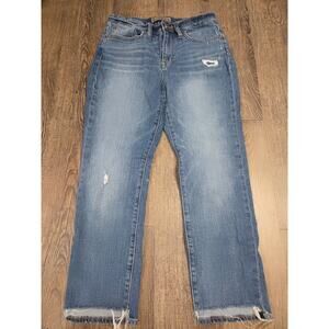 Point Sur Premium Denim Jeans by J. Crew Medium Wash Distressed Size 26 Petite